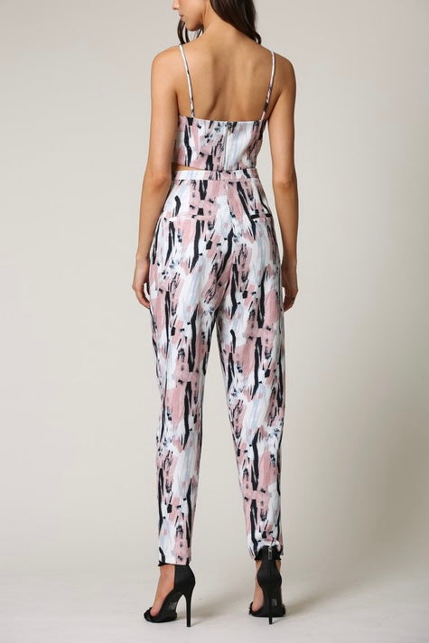 AGNES ABSTRACT PANT SET